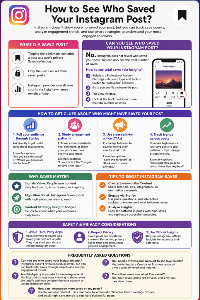How to see who saved your Instagram post