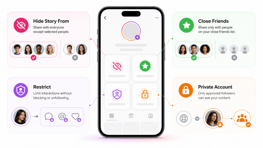 What are the best ways to hide your Instagram story from everyone