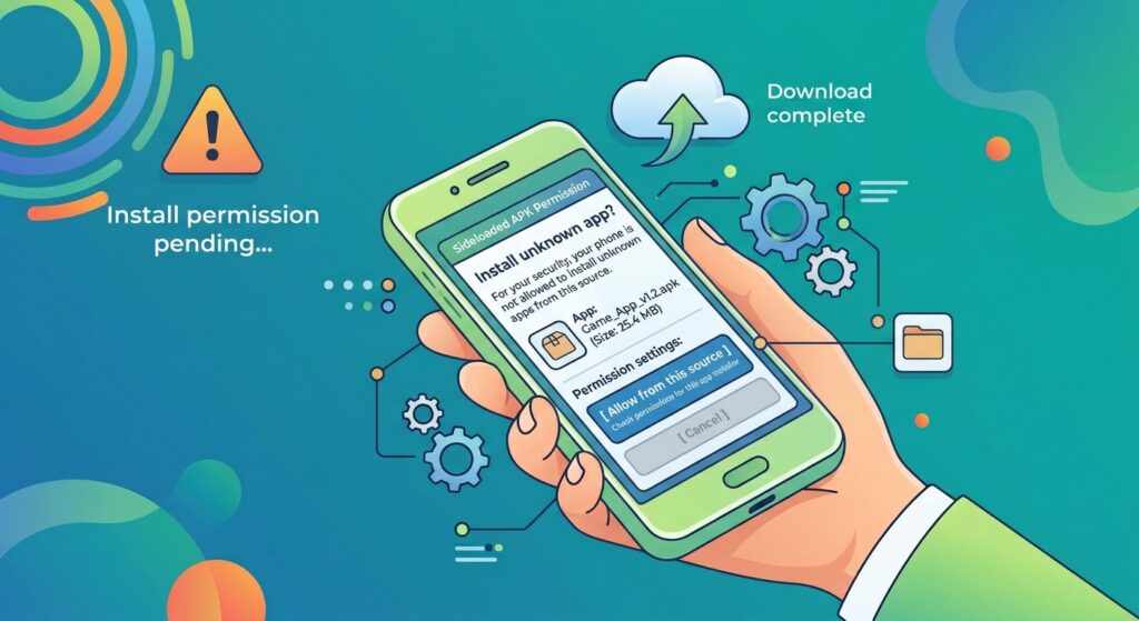 Allow unknown sources only for the app you used, and switch it off afterwards.
