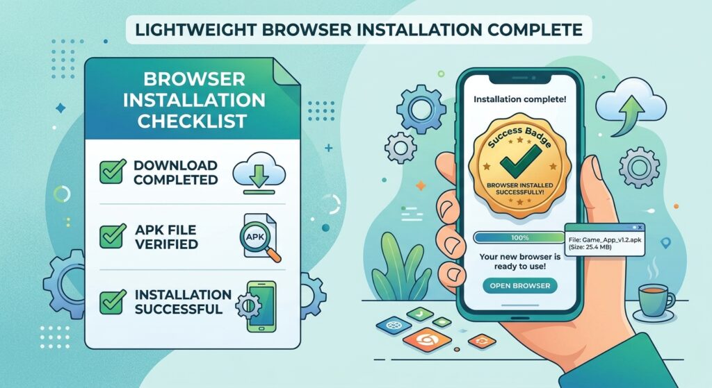 A few quick toggles on first launch make the browser cleaner and safer.