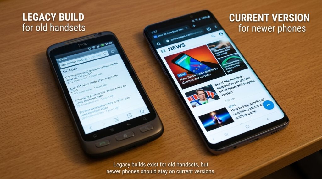 On a PC, UC Mini runs inside an Android emulator window.